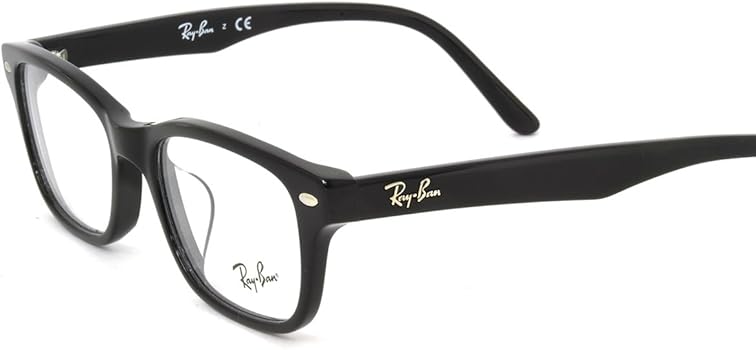 メガネ・老眼鏡 Ray-Ban RB5345D 2000 53-18 Amazon | (レイバン)Ray-Ban RX5345D 2000 53サイズ メガネ